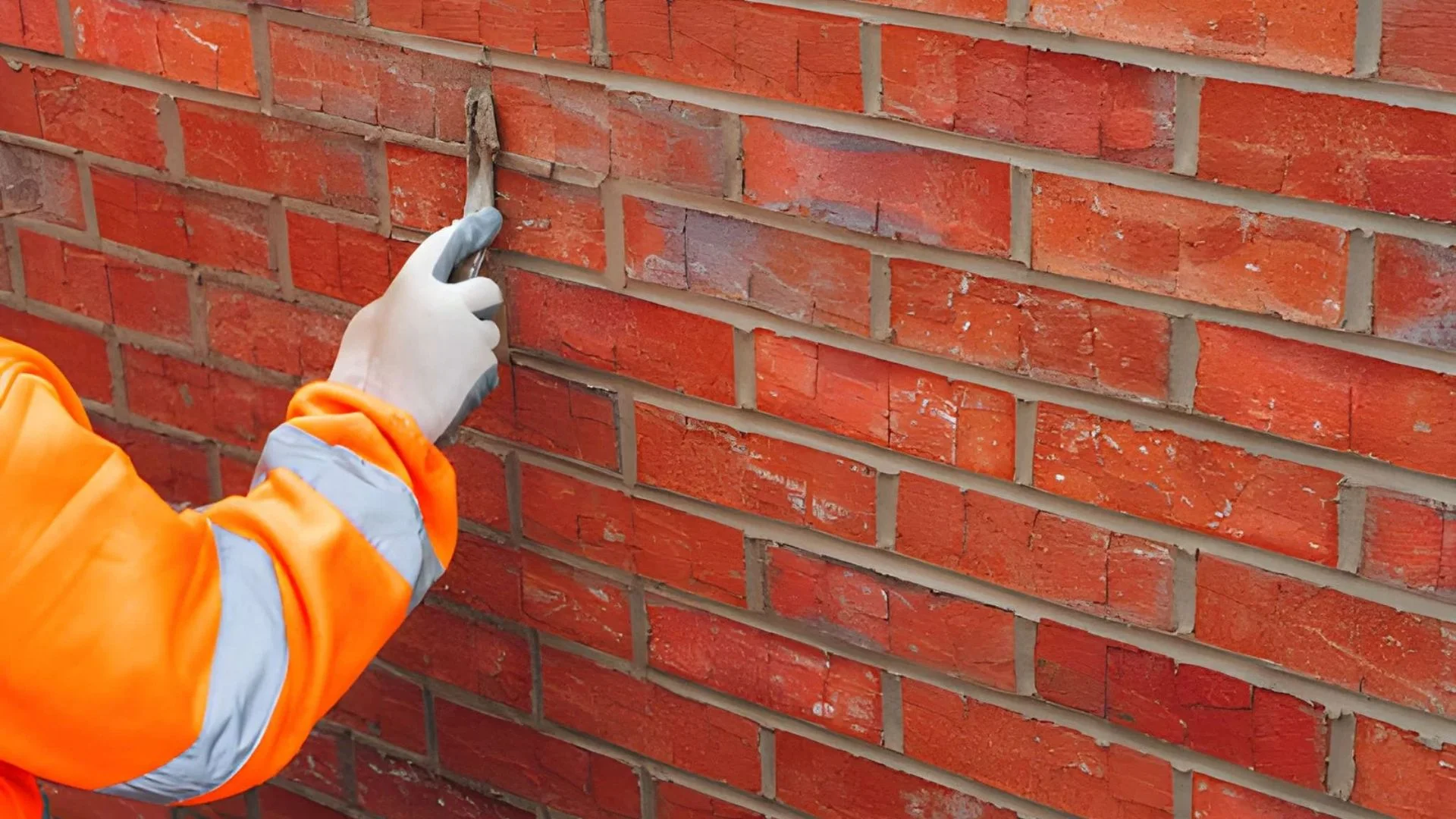 Chimney pointing process: inspection, mortar removal and matching